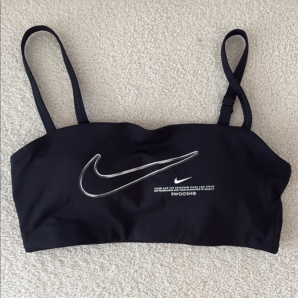 Nike Black Sports Bra with Adjustable Straps